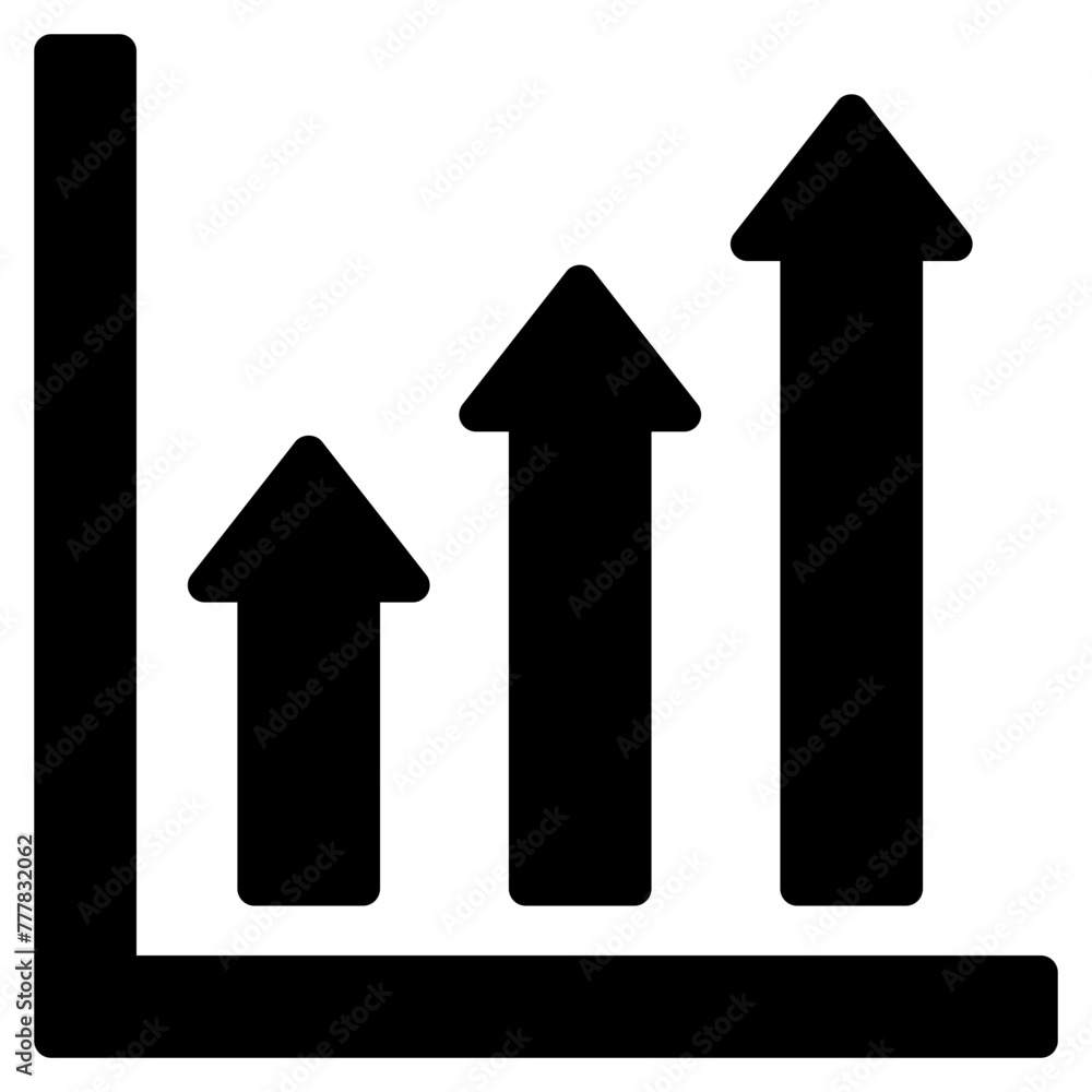 Graph Bar Solid Icon Graph Bar Solid Icon