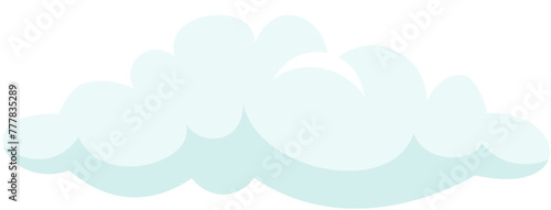 illustration cloud puff cartoon