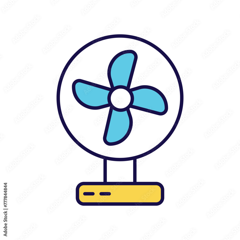 fan icon with white background vector stock illustration fan icon with white background vector stock illustration