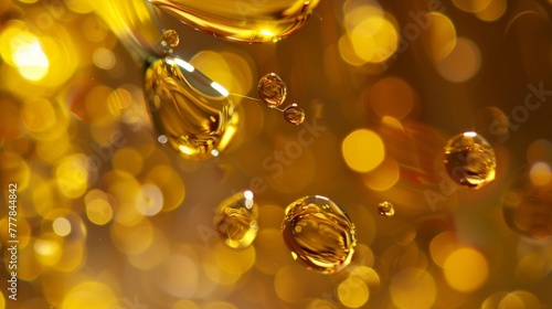 A closeup photograph captures droplets of a goldenhued liquid being extracted from a plant species viewed by scientists as a promising source for creating a cleaner more sustainable .