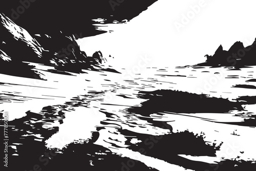 black and white grunge background