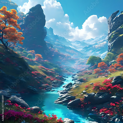Beautiful Landscape by AI Generator