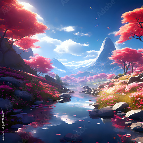 Beautiful Landscape by AI Generator