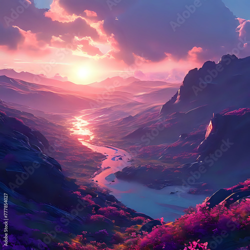 Beautiful Landscape by AI Generator
