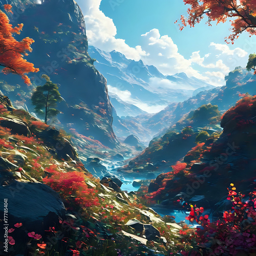 Beautiful Landscape by AI Generator