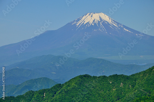 丹沢山地の丹沢山より望む富士山 