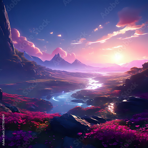 Beautiful Landscape by AI Generator