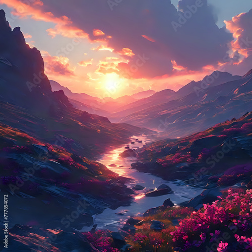 Beautiful Landscape by AI Generator