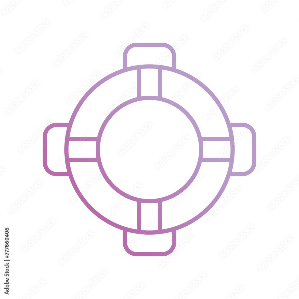 lifebouy icon with white background vector stock illustration lifebouy icon with white background vector stock illustration