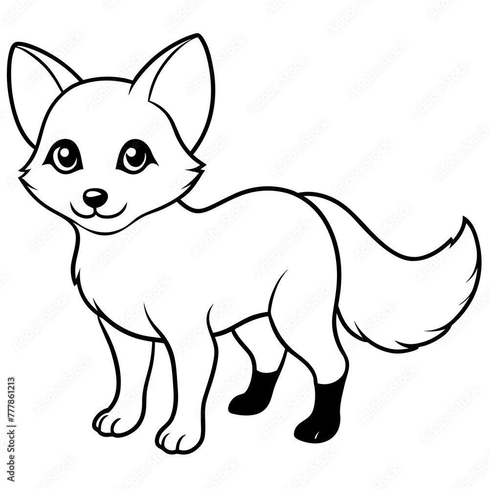 A cat illustration with vecto art silhouette A cat illustration with vecto art silhouette