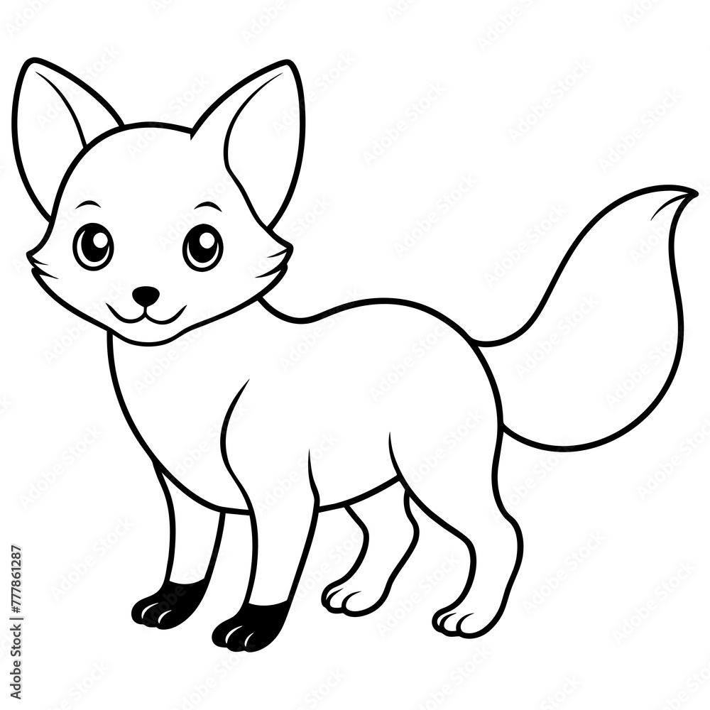 illustration of a cat with vector art silhouette illustration of a cat with vector art silhouette