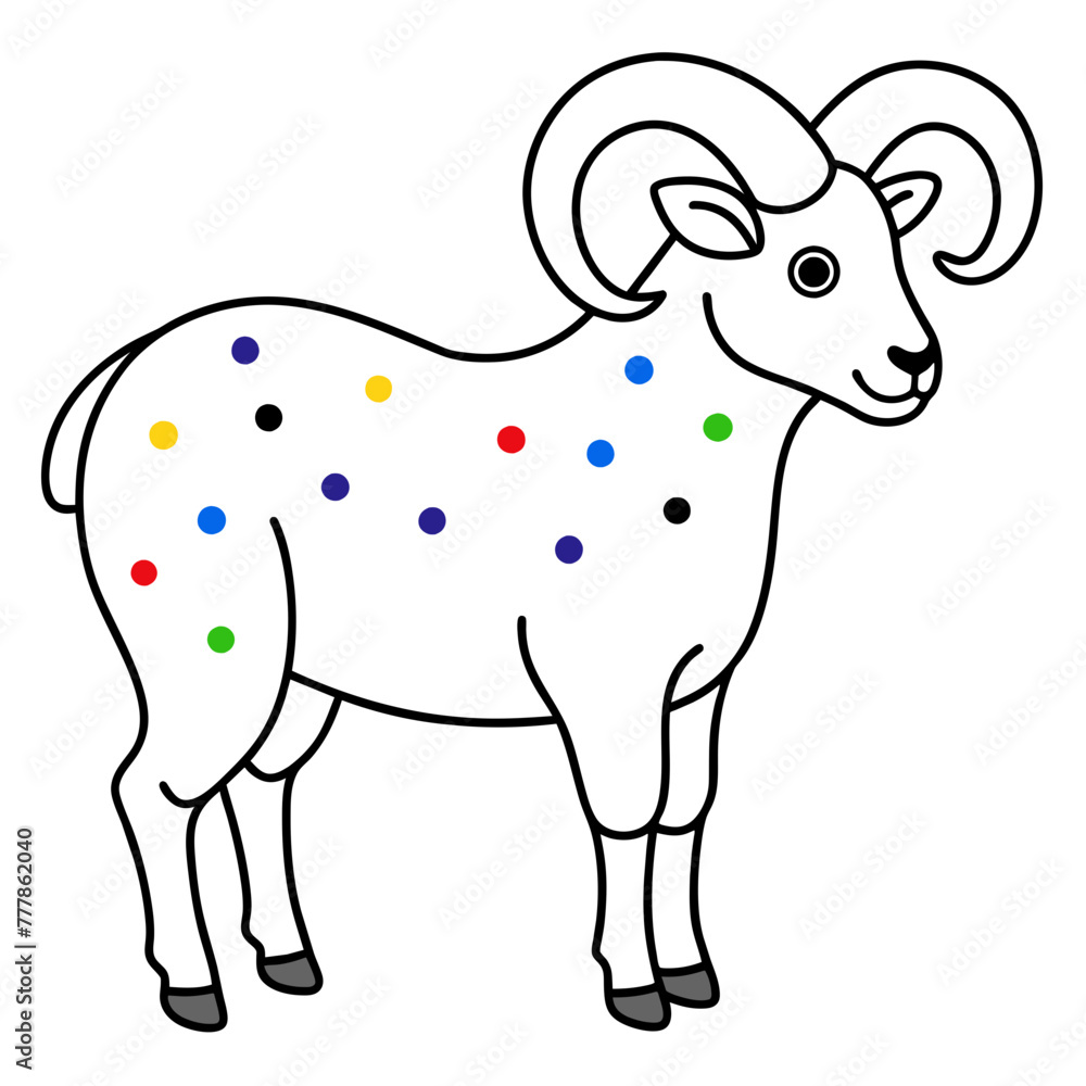 illustration of a sheep illustration of a sheep