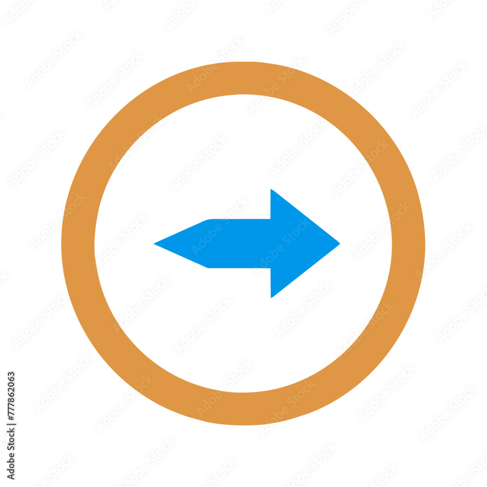 arrow sign icon	
