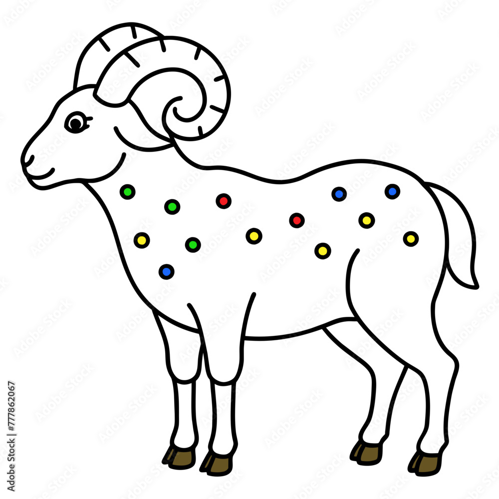 illustration of a sheep illustration of a sheep