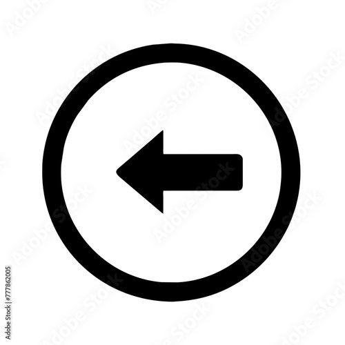 arrow sign icon 