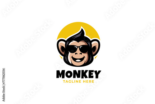 Monkey Logo Vector Design Template.eps