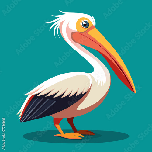 Majestic Pelican: A Vector Illustration