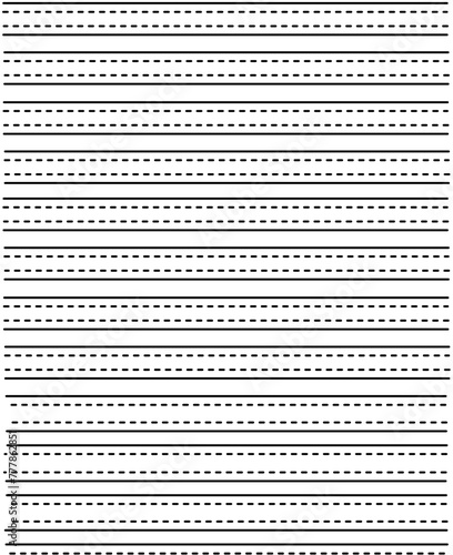 paper lines writing printable