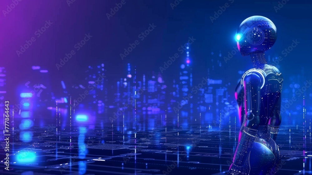 Artificial intelligence robot maintain a smart city Artificial intelligence robot maintain a smart city