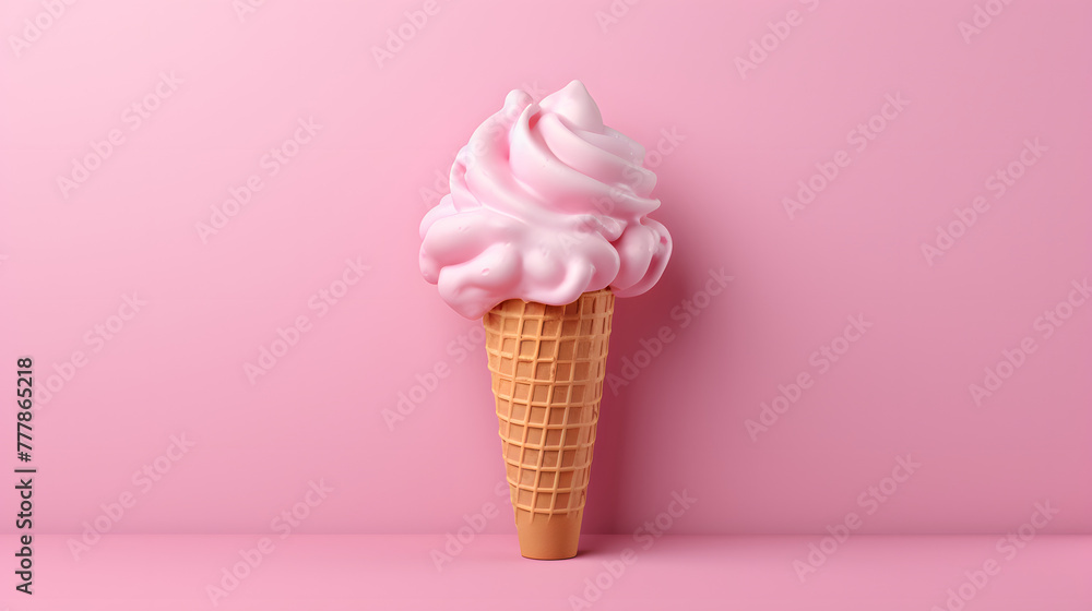 Customizable Ice Cream Poster 3d Customizable Ice Cream Poster 3d