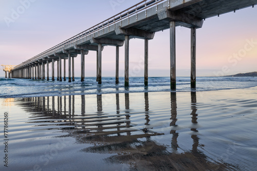 Wallpaper Mural Early morning light at Scripps Beach and Pier Torontodigital.ca