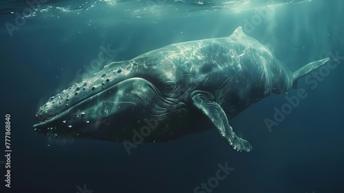 Whale in the ocean © Hungarian