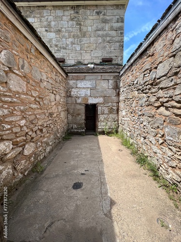 Philadelphia,Pennsylvania,USA - August 23 2023: Eastern State Penitentiary inner wall. © Daniel