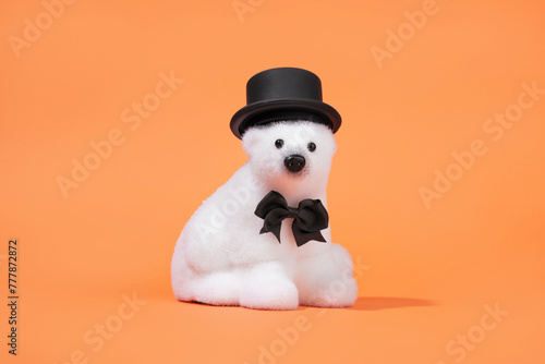 Fancy polar bear photo
