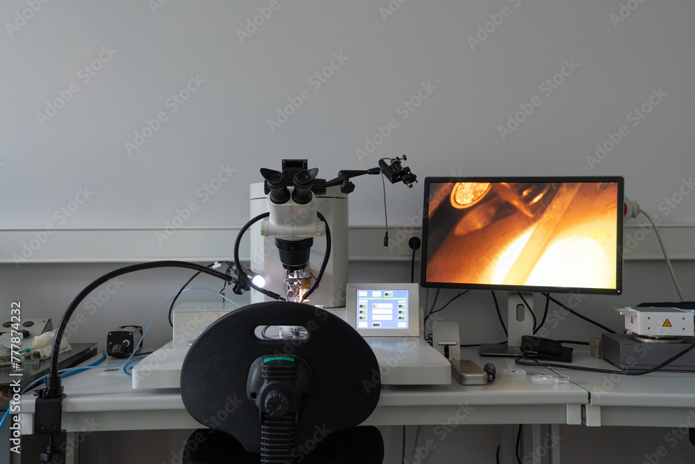 High Resolution Microscope Stock Photo | Adobe Stock