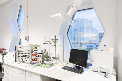 Workspace At Catalysis Laboratory Room photo