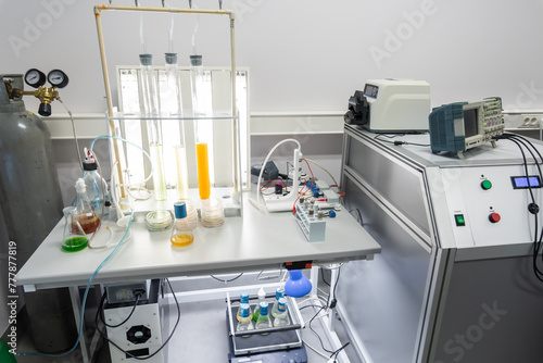 Bioelectrics Lab Experiment And Equipment photo