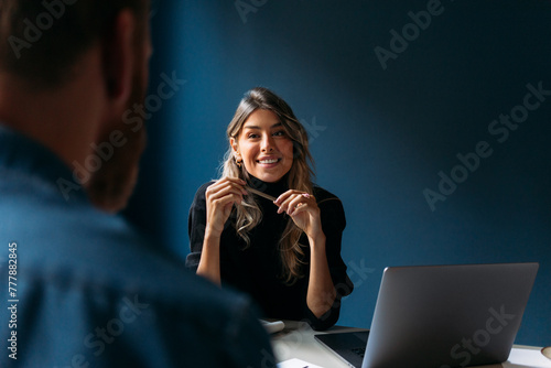 Meeting with client