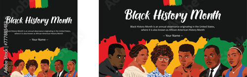 black history legends Red Green Yellow Flag Black History Month