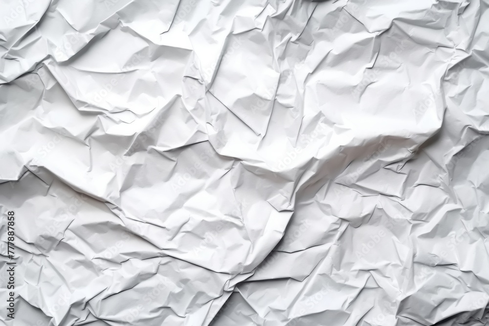Artistic Texture for Design: Crumpled White Paper Background Artistic Texture for Design: Crumpled White Paper Background