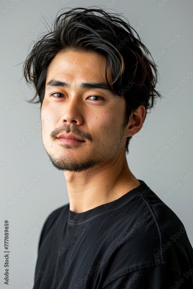 Upsize of Japanese person in a suit Upsize of Japanese person in a suit