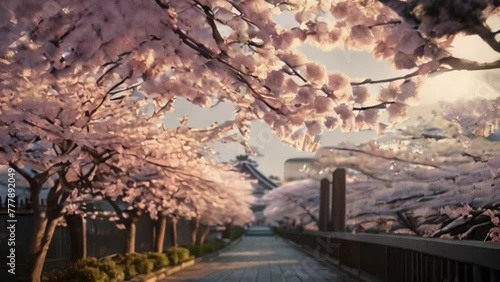 Wallpaper Mural cherry blossom in Japan Torontodigital.ca