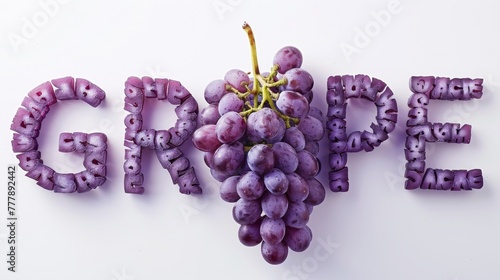 Grape Letters Spelling