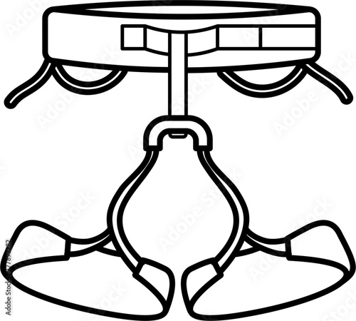 Climbing Harness Outline Icon