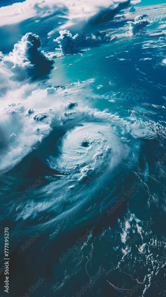 Obraz premium The convergence of AI and satellite capabilities