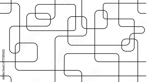 Hand-drawn doodle seamless pattern. Thin lines. Roughness, opacity and bump map.