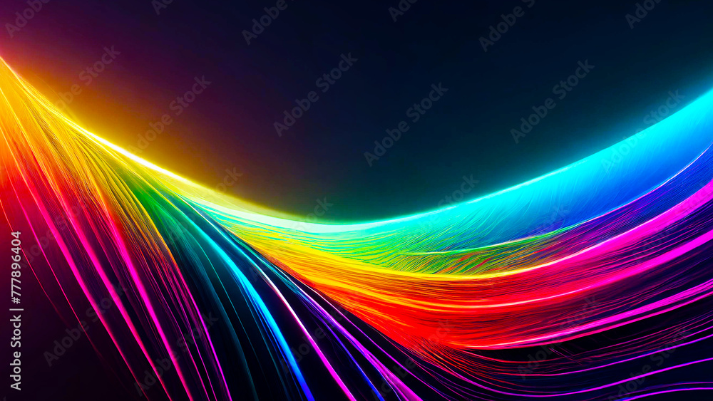Digital graphics with light lines against a dark background Digital graphics with light lines against a dark background