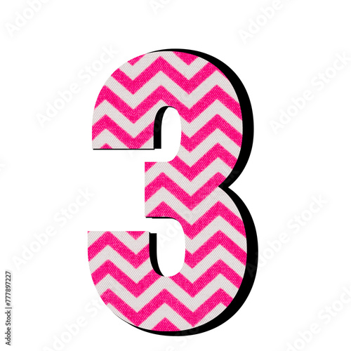 Obraz na płótnie number four in a circle