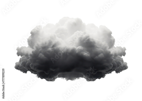 realistic dark png cloud on transparent background © starlineart