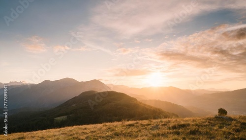 sunset in the mountains sunrise in the mountains beautiful nature background