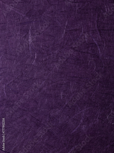 和紙　雲流染め 紫