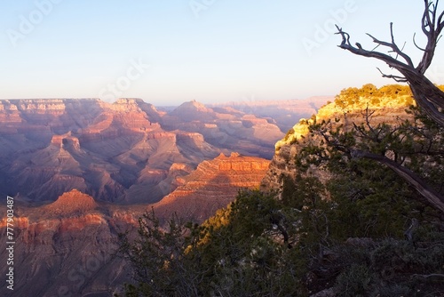 Sunset at the Grand Canyon, Arizona.