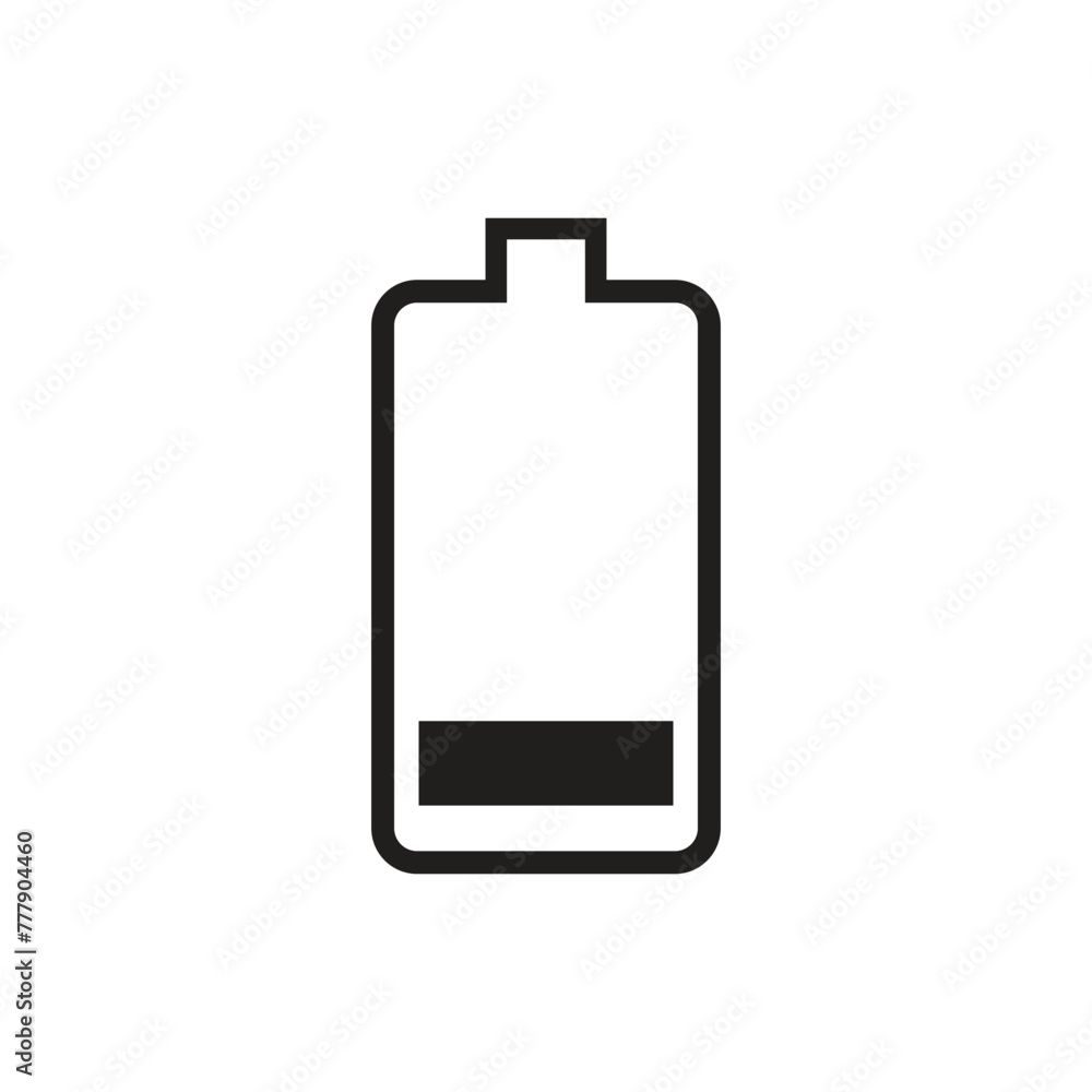 battery icon in trendy flat design. battery icon in trendy flat design.