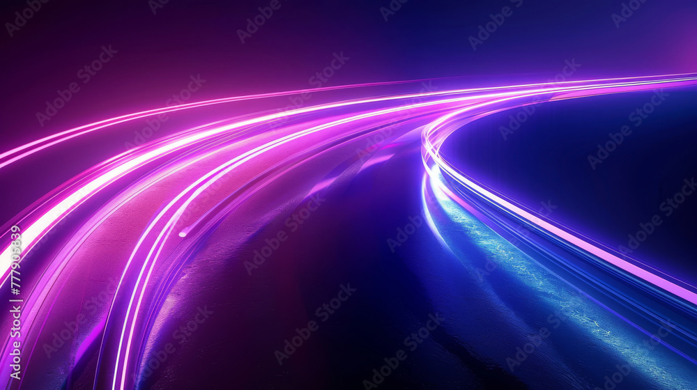 Minimalist neon light streaks frame, capturing motion, on a sleek dark backdrop, Minimalist neon light streaks frame, capturing motion, on a sleek dark backdrop,