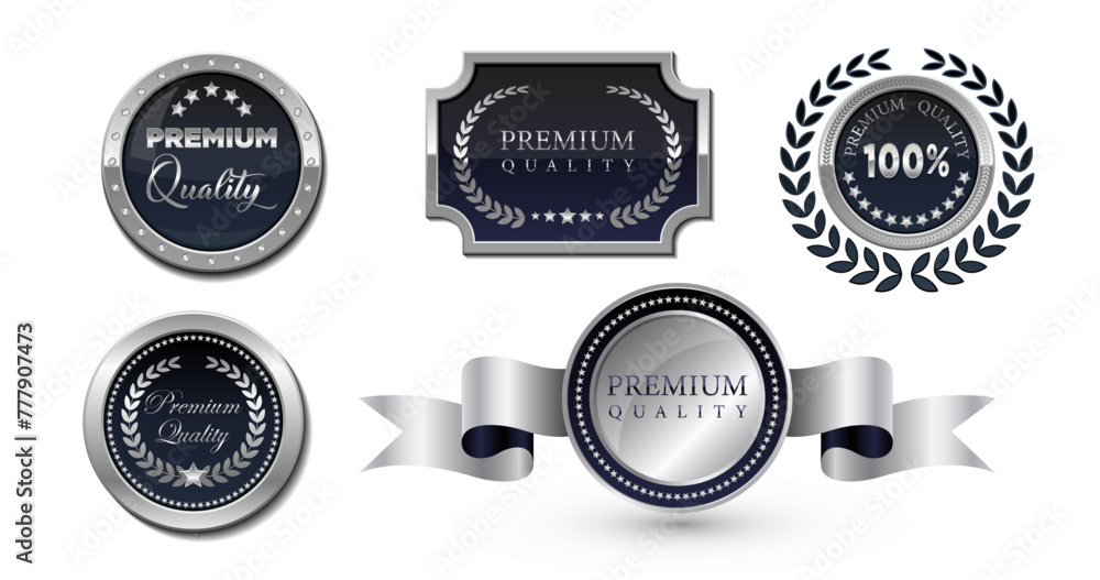 Luxury premium quality badge collection set. Luxury premium quality badge collection set.