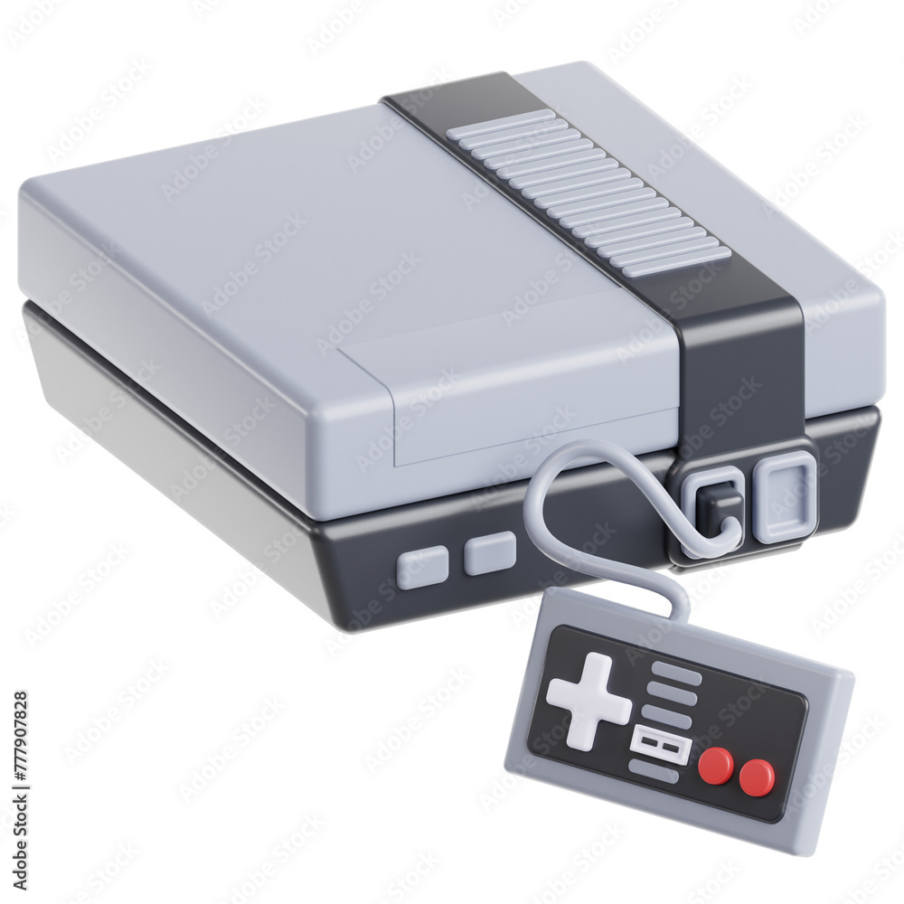 3d render console Isolated Illustration 3d render console Isolated Illustration